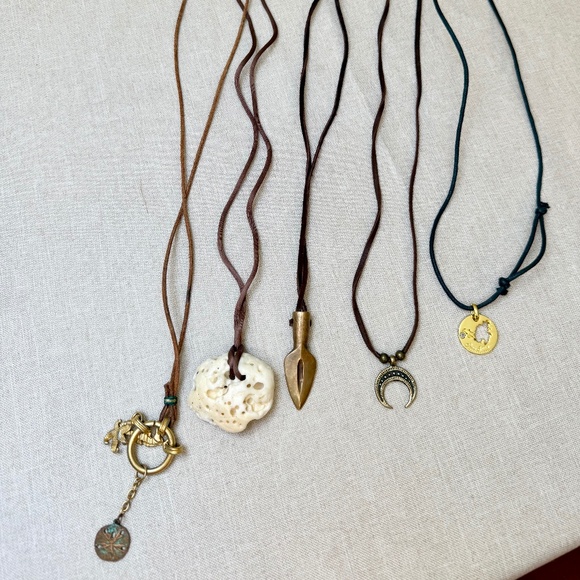 Jewelry - Bundle of 5 Vintage Corded Necklaces